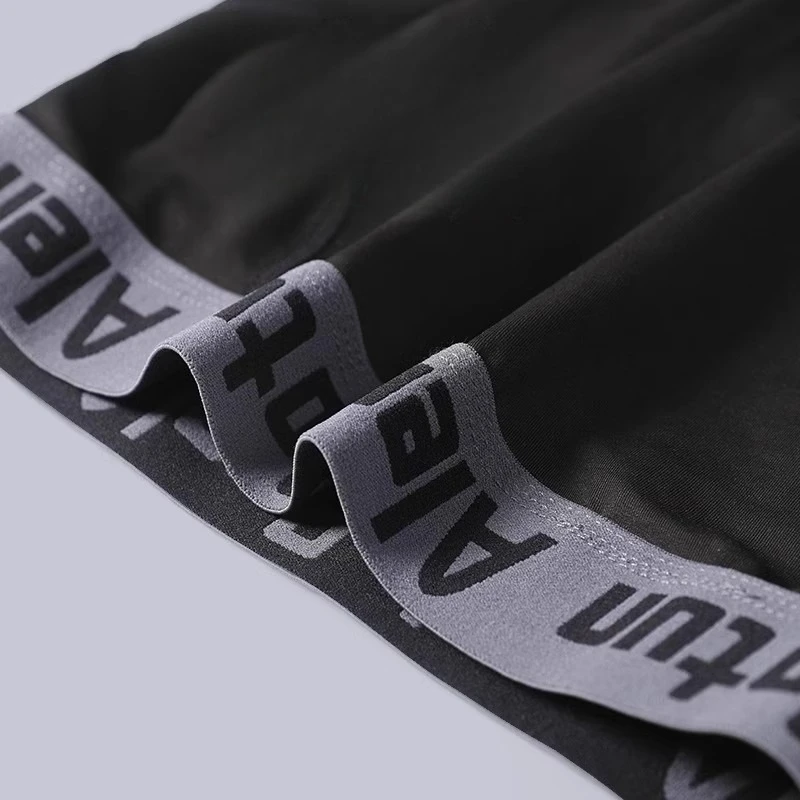Men's 9-Point Basketball Leggings Sports Training Fitness Ice Silk Breathable Leggings Running Summer Spring Autumn Quick Drying - 4