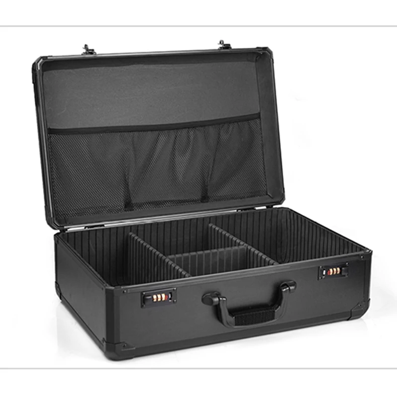 Aluminum-Tool-case-Suitcase-Toolbox-File-Box-Impact-Resistant-Safety ...