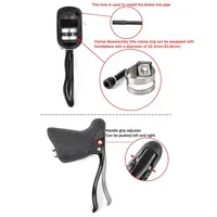 Leviers de frein de vélo de route parfaitement ajustés ; Kit de remplacement de poignée de frein de vélo de qualité 4