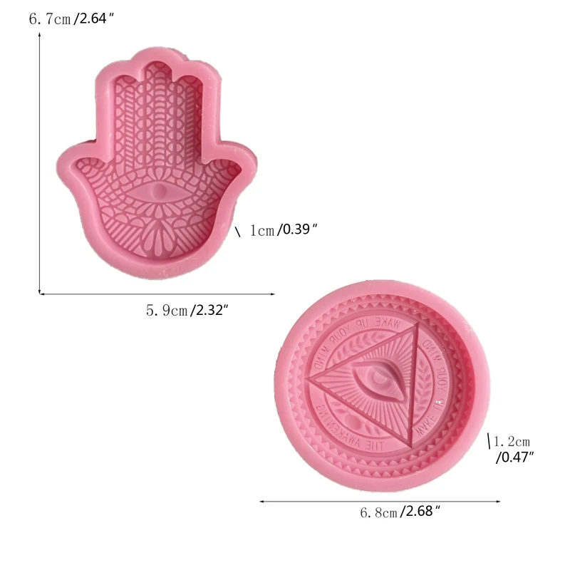 KyeeaDIY 2 Pezzi Stampo in Silicone per Sapone a Forma di Volto Umano