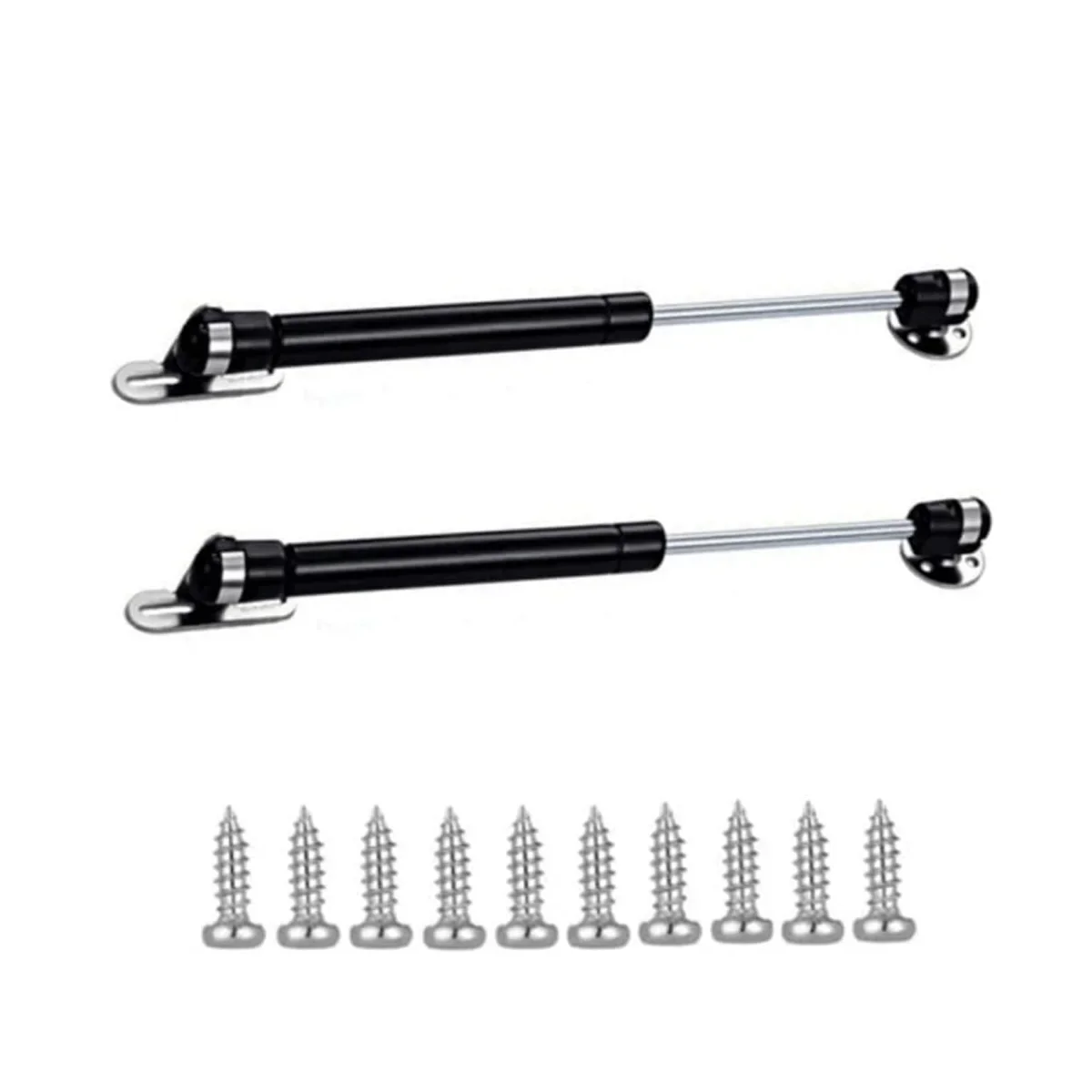 Cabinet Gas Spring 2PCS 100N 10kg Cabinet Hinges Furniture Gas Spring Kitchen Cupboard Door Lift Support Lid Stays Soft Close Open Cabient Hardware