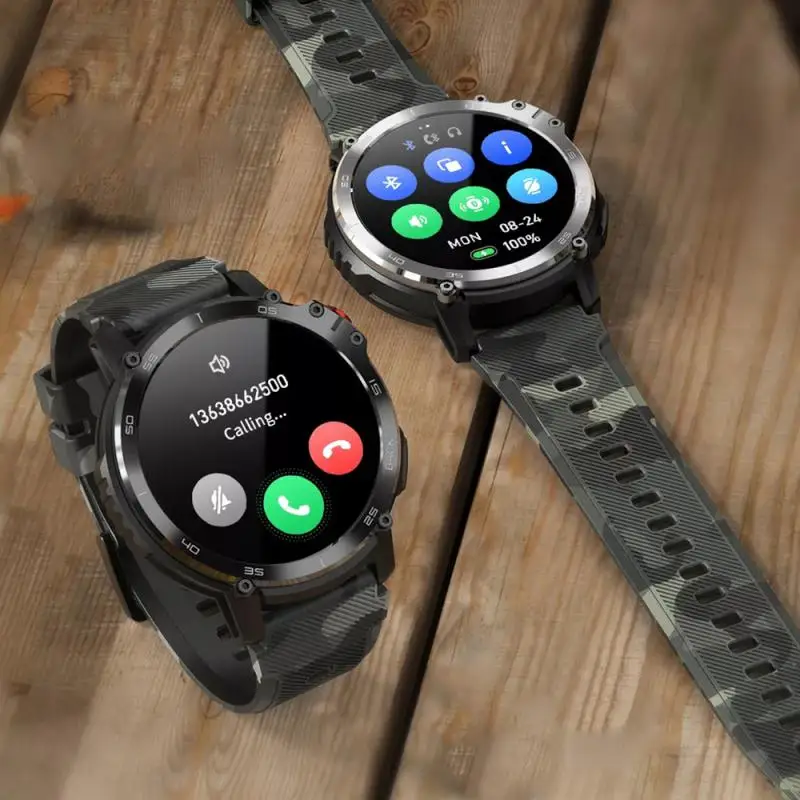 

Smart Watch Men Call 1.6 Inch Screen 4G Memory 400mAh Heart Rate Healthy Sport Fitness Bracelet Smartwatch