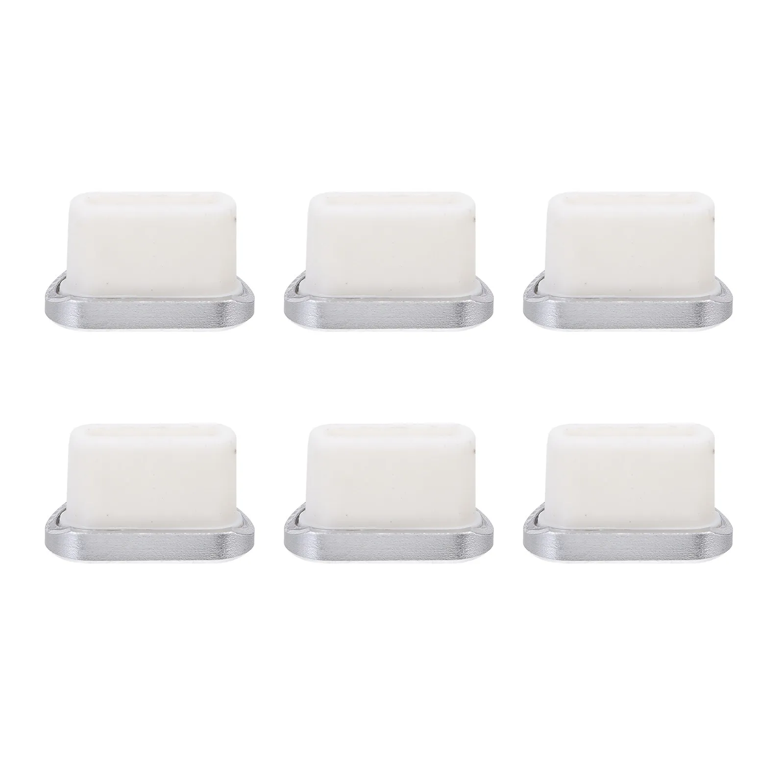 6Pcs Type-C 방진 스토퍼 고품질 알루미늄 합금 플러그 휴대 전화 먼지 방지를 위한 내구성 있는 충전 포트 보호 장치