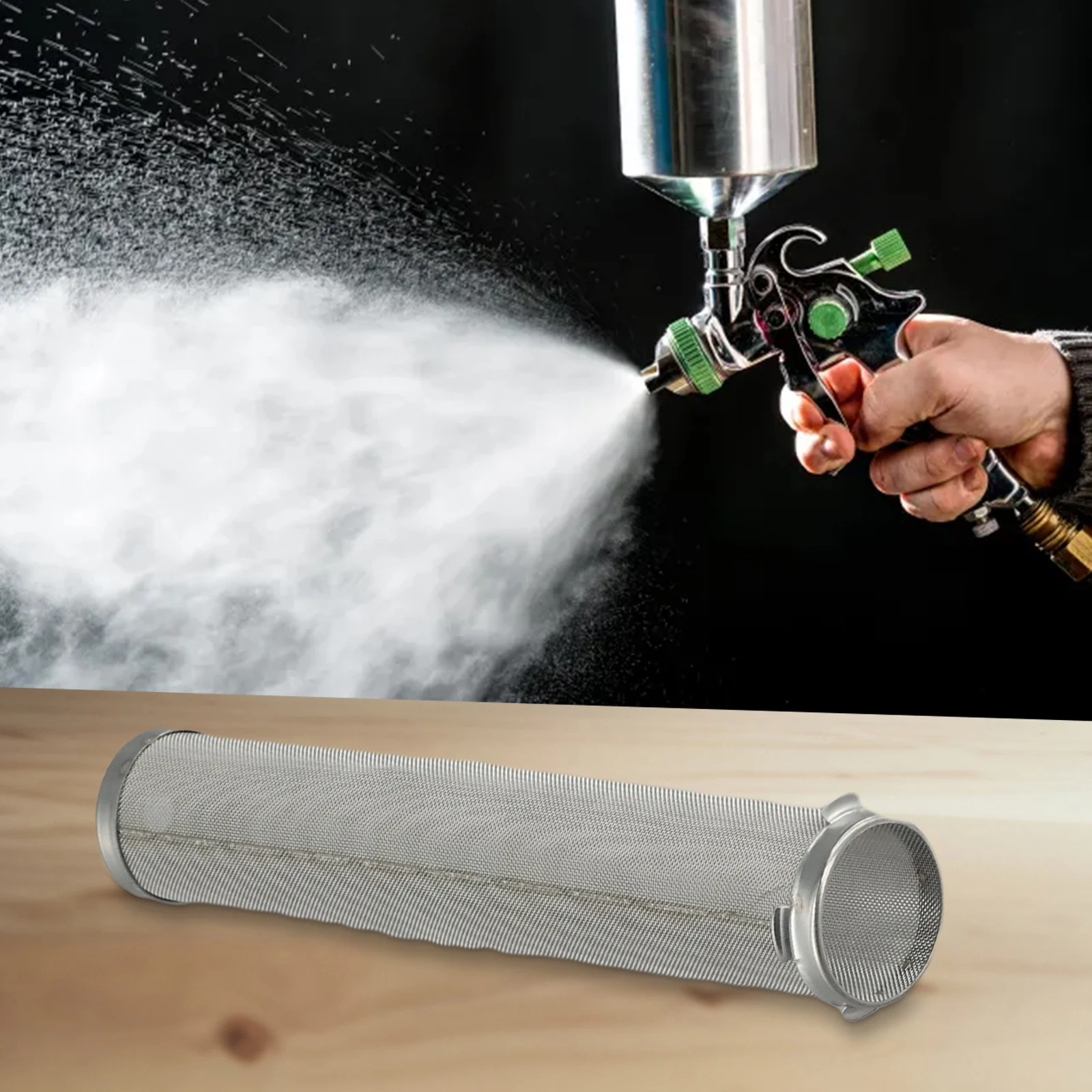 1pc 60 /80/150/200 Mesh Airless Spray Pump Outlet Manifold Filters With 4 Wings Power Tool Parts Accessories