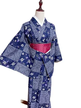 Japanese Formal Wear Kimono with Double Layer with Chemical Fibers Not Easily Wrinkled Formal Wear Travel Photo Kimono