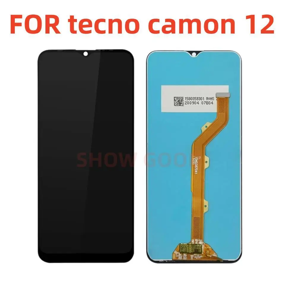 

Оригинальный Полный ЖК-дисплей для Tecno Camon 12 CC7, ЖК-дисплей с сенсорным экраном в сборе, в наличии