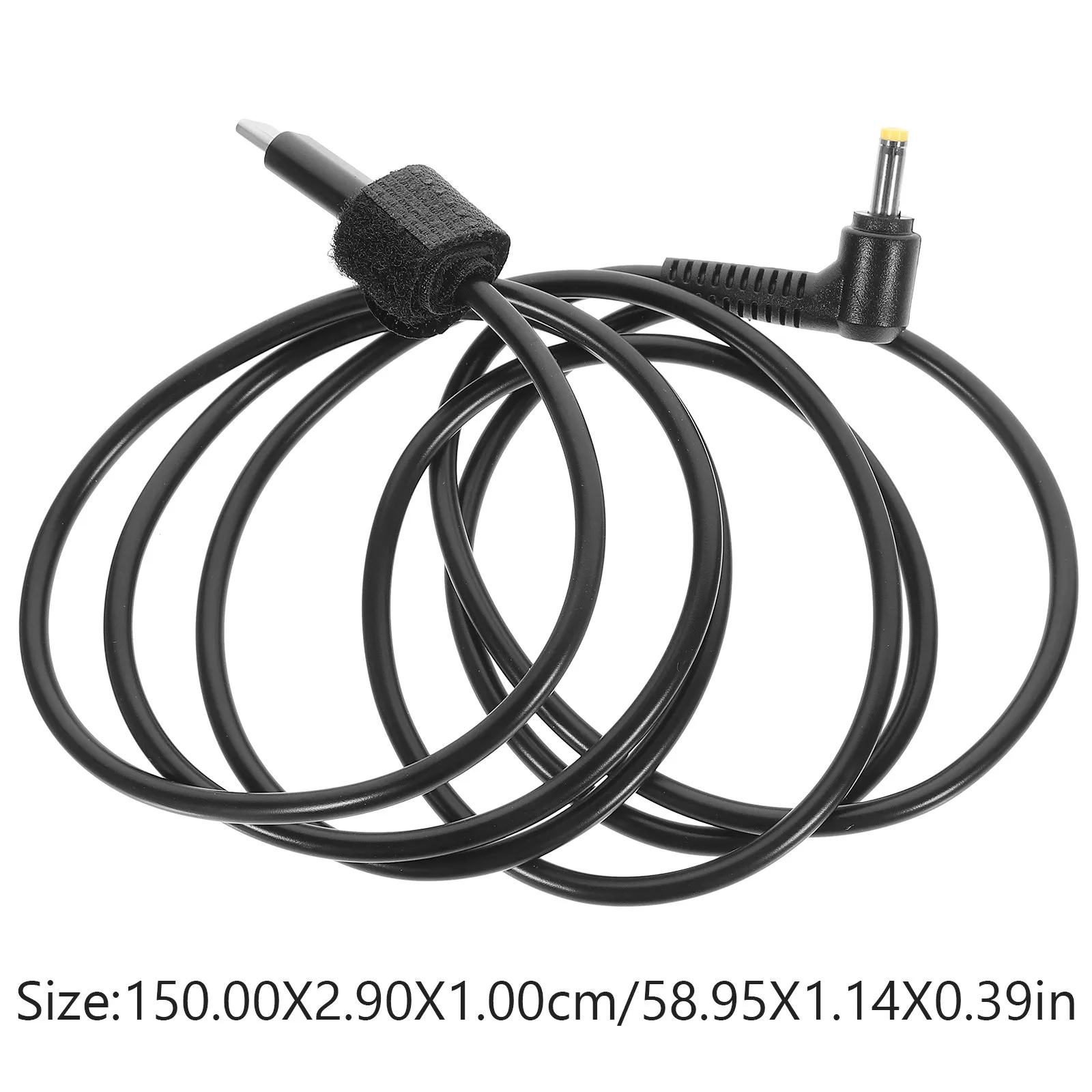 Type-C-DC 전원 어댑터 케이블 4.0x1.7mm 노트북 데스크탑 장치용 소형 경량 플러그 앤 플레이 충전 변환기