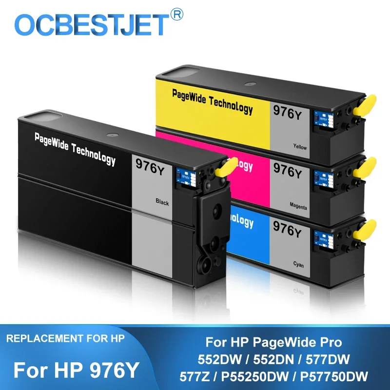 For HP 976Y 976 Y Compatible Ink Cartridge For HP PageWide Pro