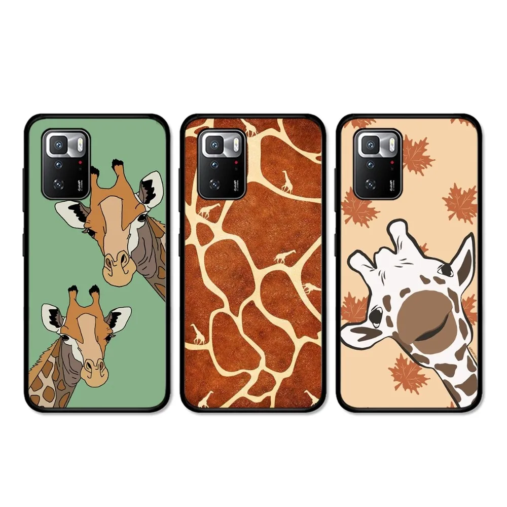 

giraffe illustration Phone Case For Redmi 5 6 7 8 9 10 plus pro 6 7 8 9 A GO K20 K30 K40 pro plus F3 Fundas