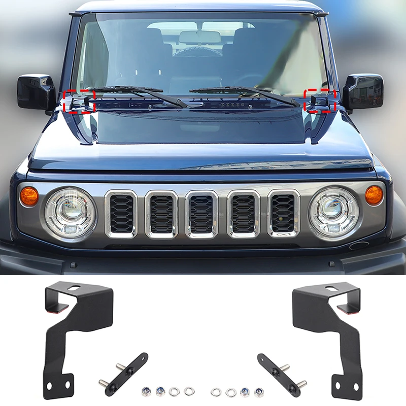 スズキジムニー用ワークライト取り付けブラケット,車の柱,jb74,TESIN