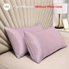 1PC Satin Pillowcase Pink 100%polyester Comfortable Pillow Case Home Decor 50x75/50x90 Suitable For Bedroom Hotel No pillow core 1