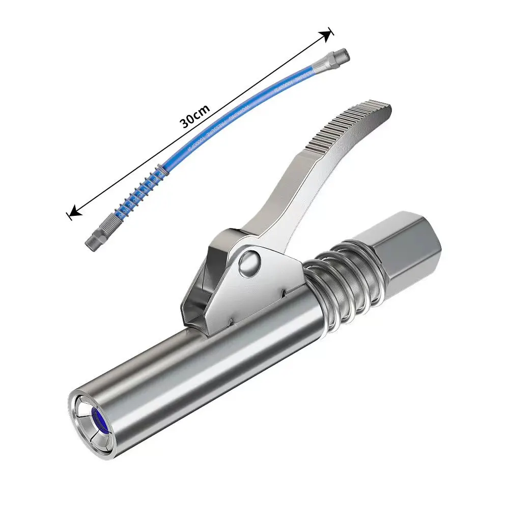 2023New Grease Coupler Heavy-Duty Quick Release Grease Gun Coupler NPTI/8 10000PSI Two Press Easy to Push Accessories
