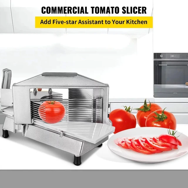 Commercial Tomato Slicer 3/16 inch Heavy Duty Tomato Slicer Tomato Cutter  with Built-in Cutting Board for Restaurant or Home Use - AliExpress