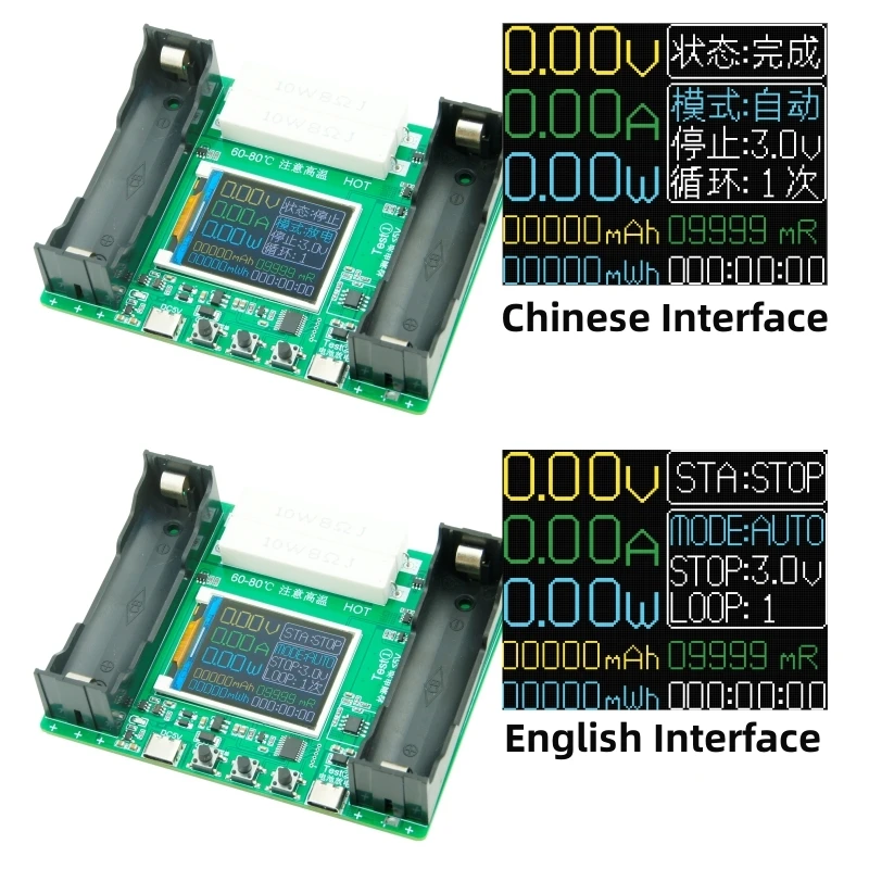 4/1 ä -C LCD ÷ ͸ 뷮 ׽ 18650 ͸ ׽  MAh Ƭ  ͸  