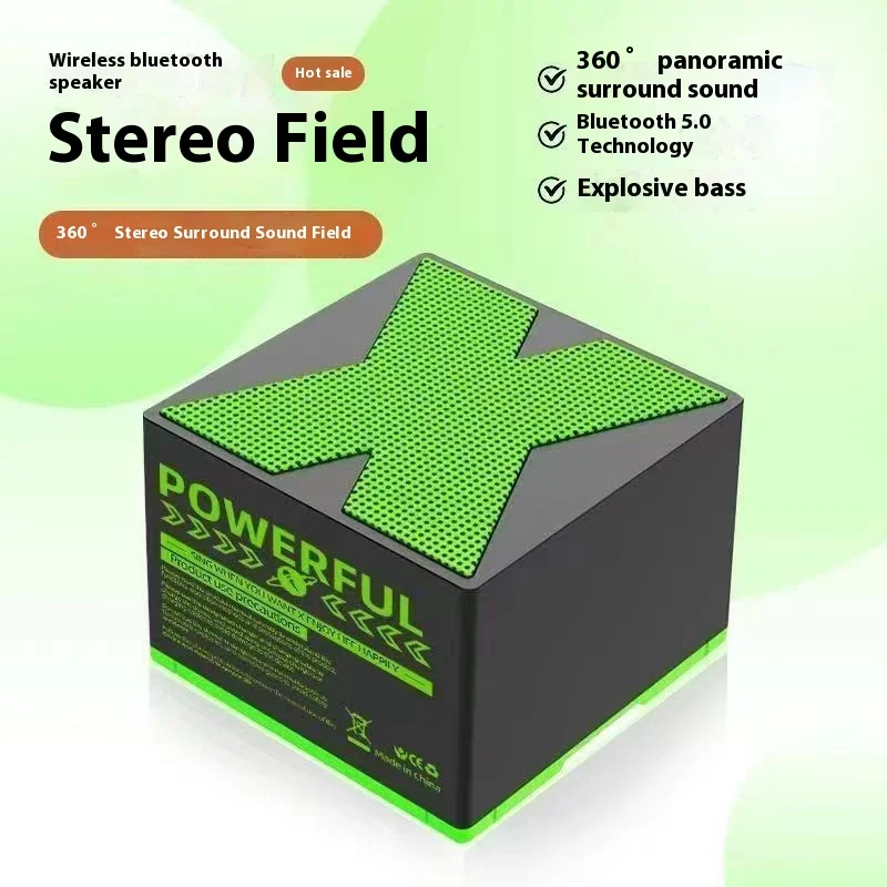 NEW Rechargeable Bluetooth Speaker Bluetooth-Compatible 5.0 USB Audio Speaker Mini Portable Speaker for Outdoor Small Gifts Box