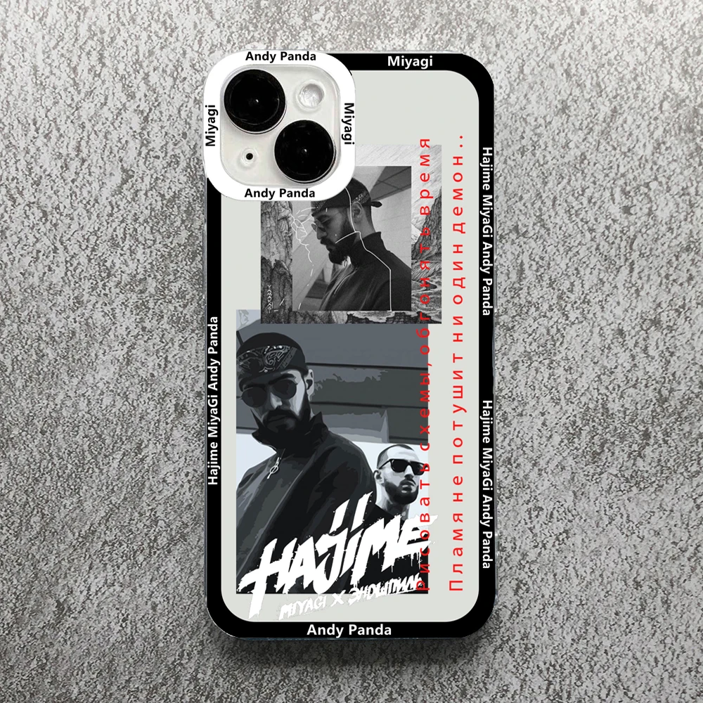 Hajime MiyaGi Andy Panda Transparent Phone Case Cover