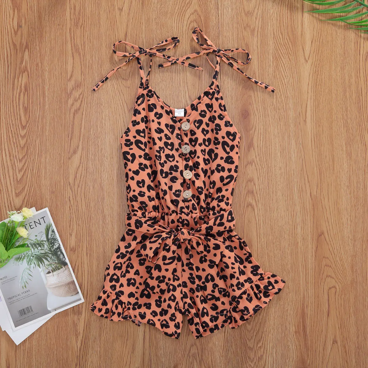 1-6T Little Girls Love Suspender Strap Sleeveless Jumpsuit Polka Dot Shorts Jumpsuit Suspender Summer Clothes kids shorts