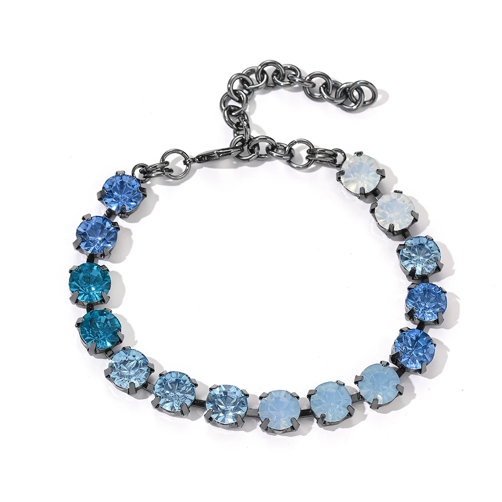 Luxuriöses Strass-Armband für Damen, trendige Vintage-Armreifen, Party, Festival, Hochzeit, Alltag, Schmuck, Accessoires, beste Geschenke – Detail 2
