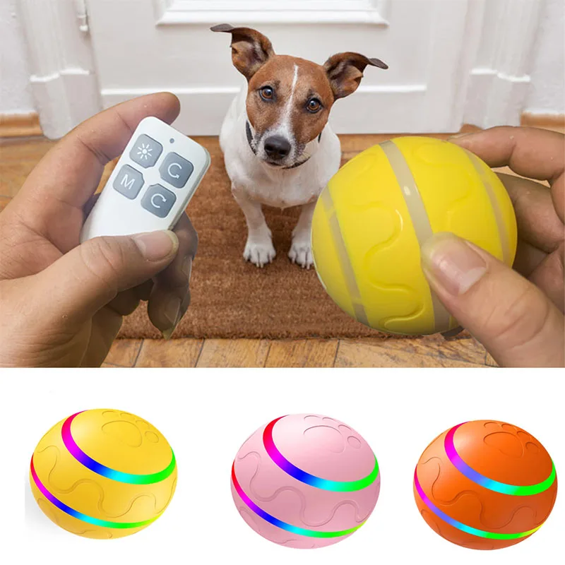 Interactive Dog Toy Ball Motion Activated Smart Dog Toy Automatic Moving  Teasing Balls Puppy Cleaning Teeth Chew Toys Knot Rope - AliExpress