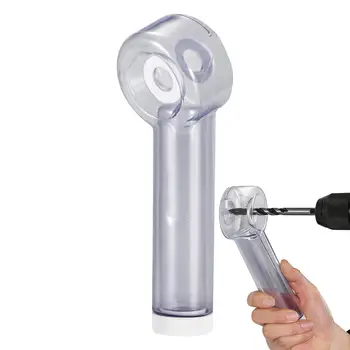Collettore di Polvere per Trapano, Accessorio per Raccolta Polvere da Punte da Trapano, Contenitore per Polvere con Inclinazione Rotante