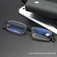 Metal Anti-Blue Light Reading Glasses Men Half Frame Prescription Eyeglasses Male Reading Glasses 2