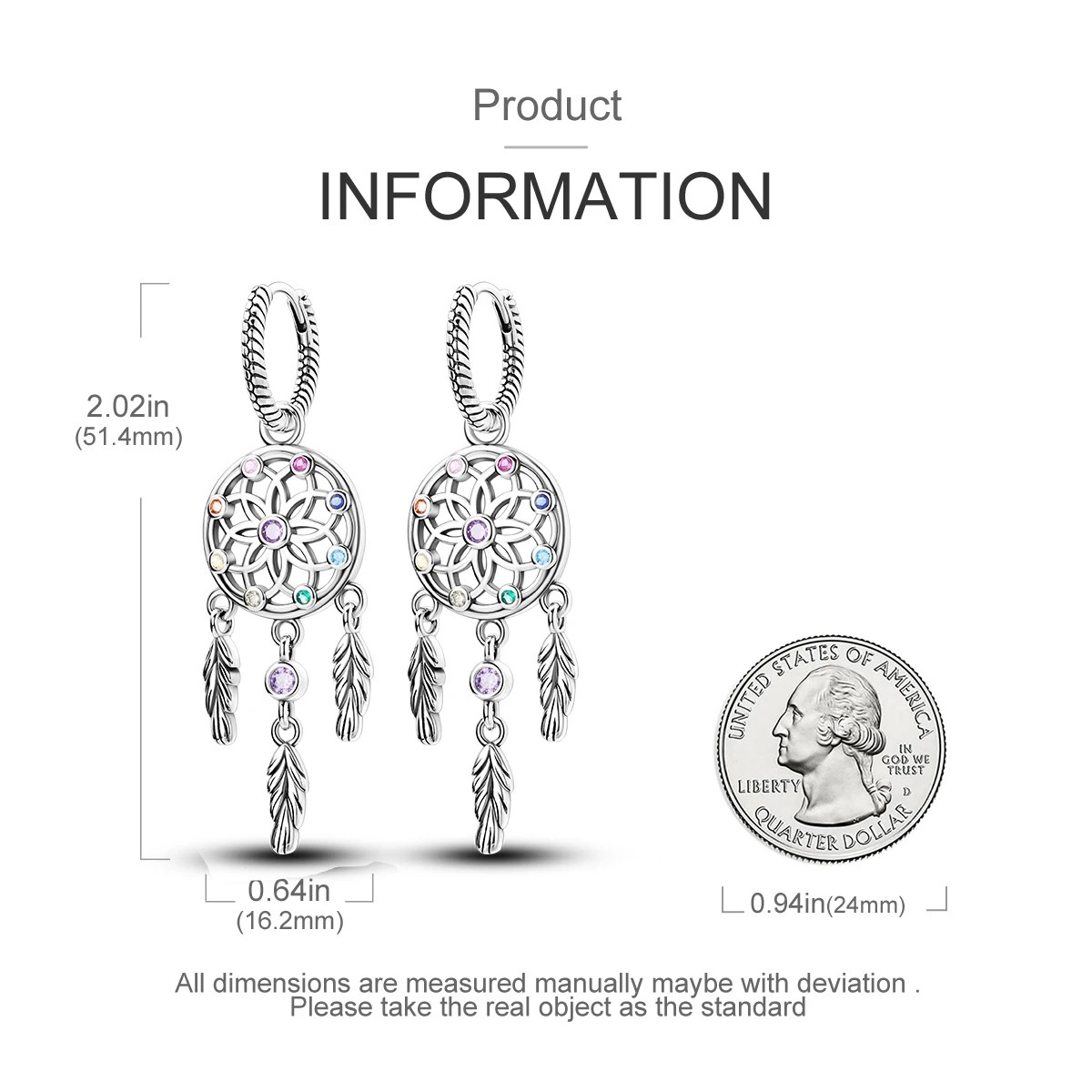 CYMYSS 2023 Neue S925 Sterling Silber Dreamcatcher Schlange Knochen Ohrringe Edlen Schmuck Geburtstag Party Geschenk frauen Tropfen Ohrringe – Detail 2