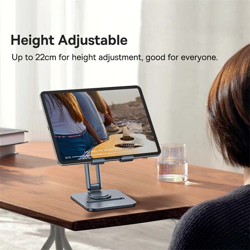 Baseus-suporte de Alumínio Desktop Tablet Suporte de Suporte Ipad Pro 12.9 11 Xiaomi - Imagem 2