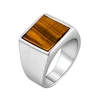 91572-9072eb.jpg Vnox – chevalière de 14mm pour hommes, en acier inoxydable, forme géométrique avec pierre naturelle, élégante et belle bague