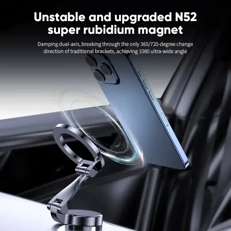 Magnetic Car Phone Holder - Universal Mobile Support