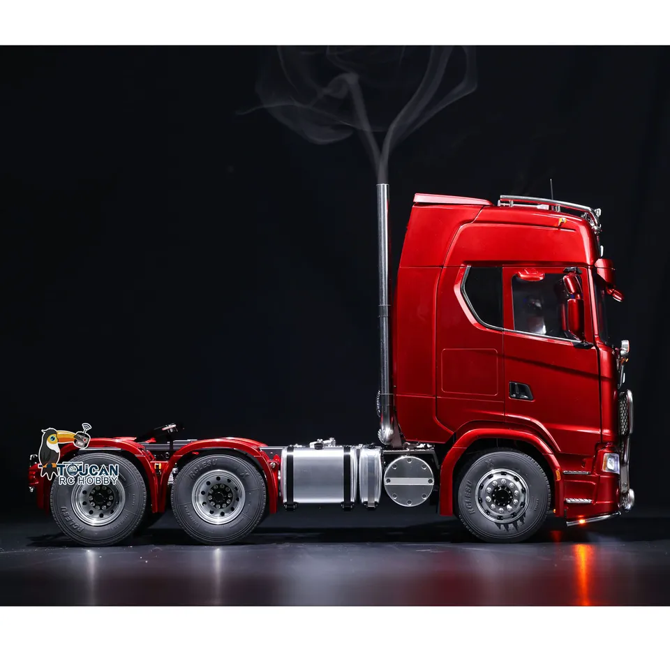 770S RC Tractor Truck 6*6 LESU 1/14 Scale Metal Chassis Car