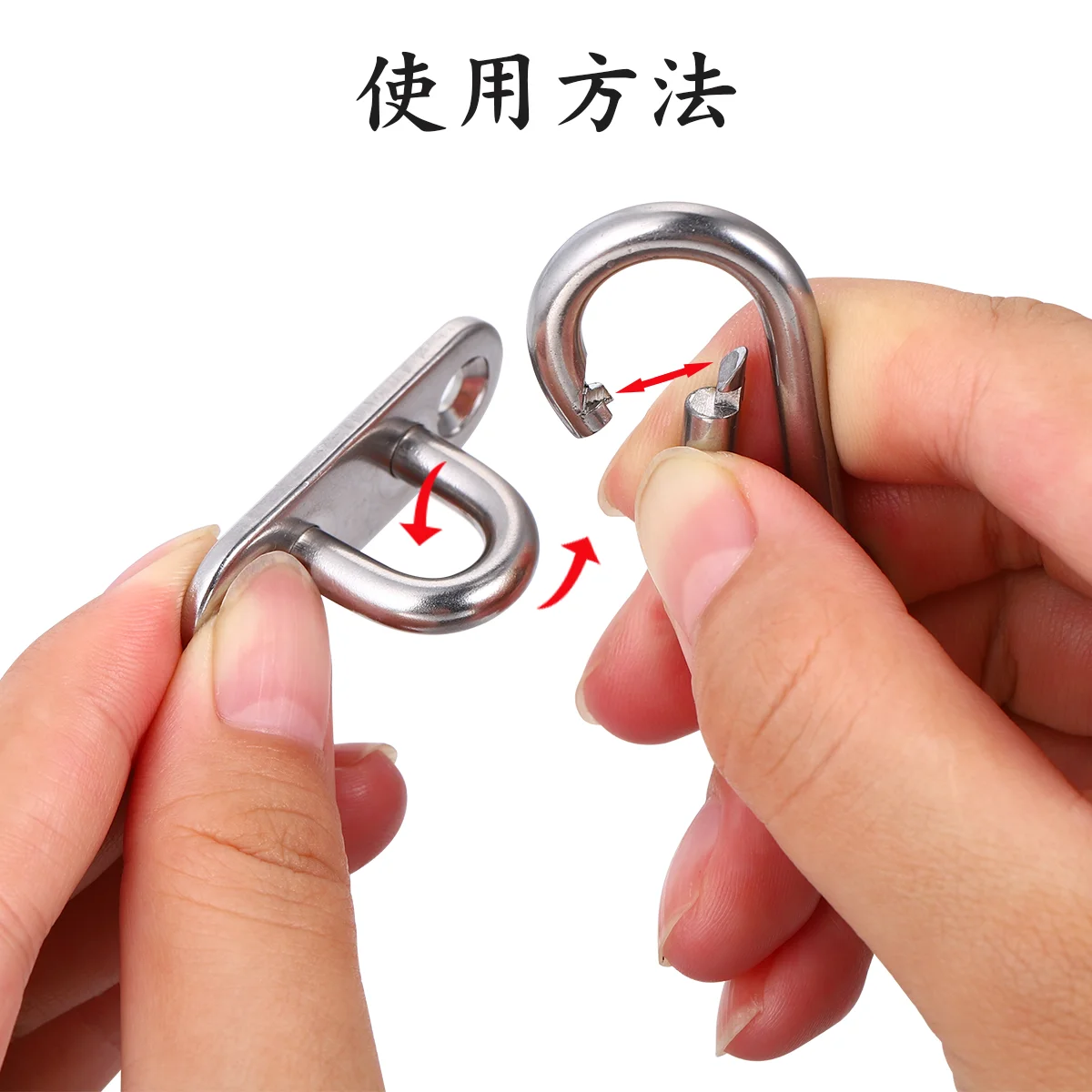 Anchor Mount U-Shaped M5 Standard Hammock Hooks Ceiling Anchors Wall Anchors For Fitness Training Yoga Swing