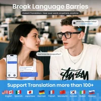 SENBONO New AI Translation Smart Glasses Hands-free calling Music Player Camera Control Anti-blue Light Glasses for Men Women - Image 3