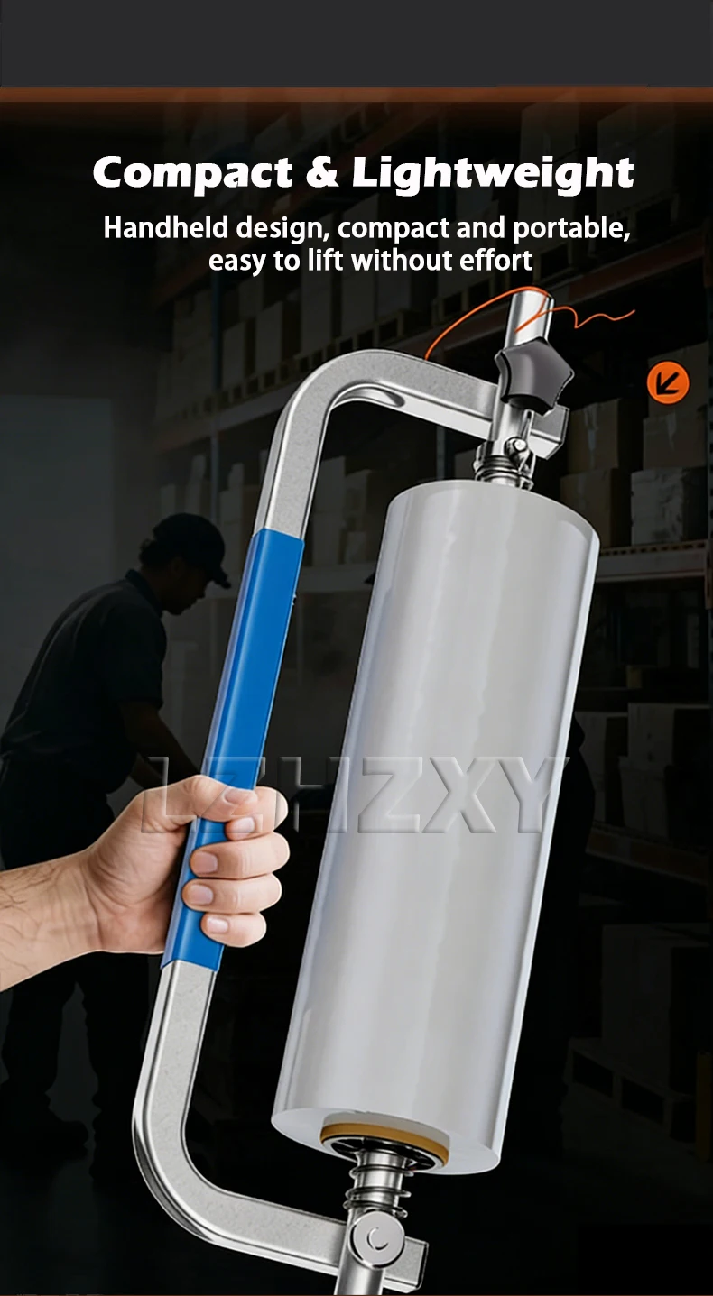 Manual Wrapping Film Packaging Metal Hand Membrane Puller Wrapping Film Packagin