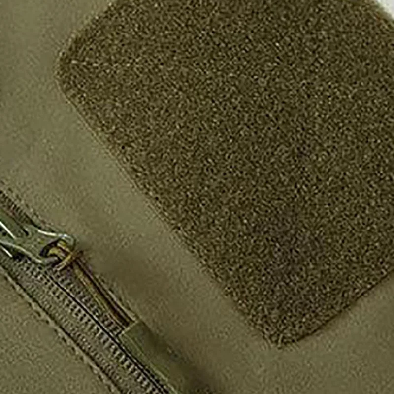 2024 Outdoor Men's Tactical Set Warm Shark Skin Set Mountaineering Suit Gloves Jacket T-shirt Pants Set for Spring Autumn Winter 4