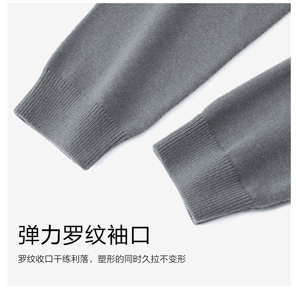 100% cashmere sweater men's warm sweater autumn and winter turtleneck solid color thick long sleeve. 6