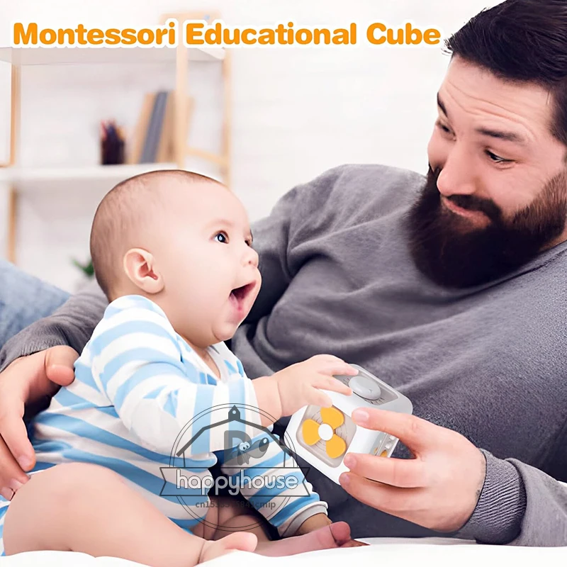 Activity Cube Toys for  Toddlers 1 Year Old Boys Girl Montessori Toy Learning Toys Baby Toys 12-18 Months Baby Fine Motor Skill 4