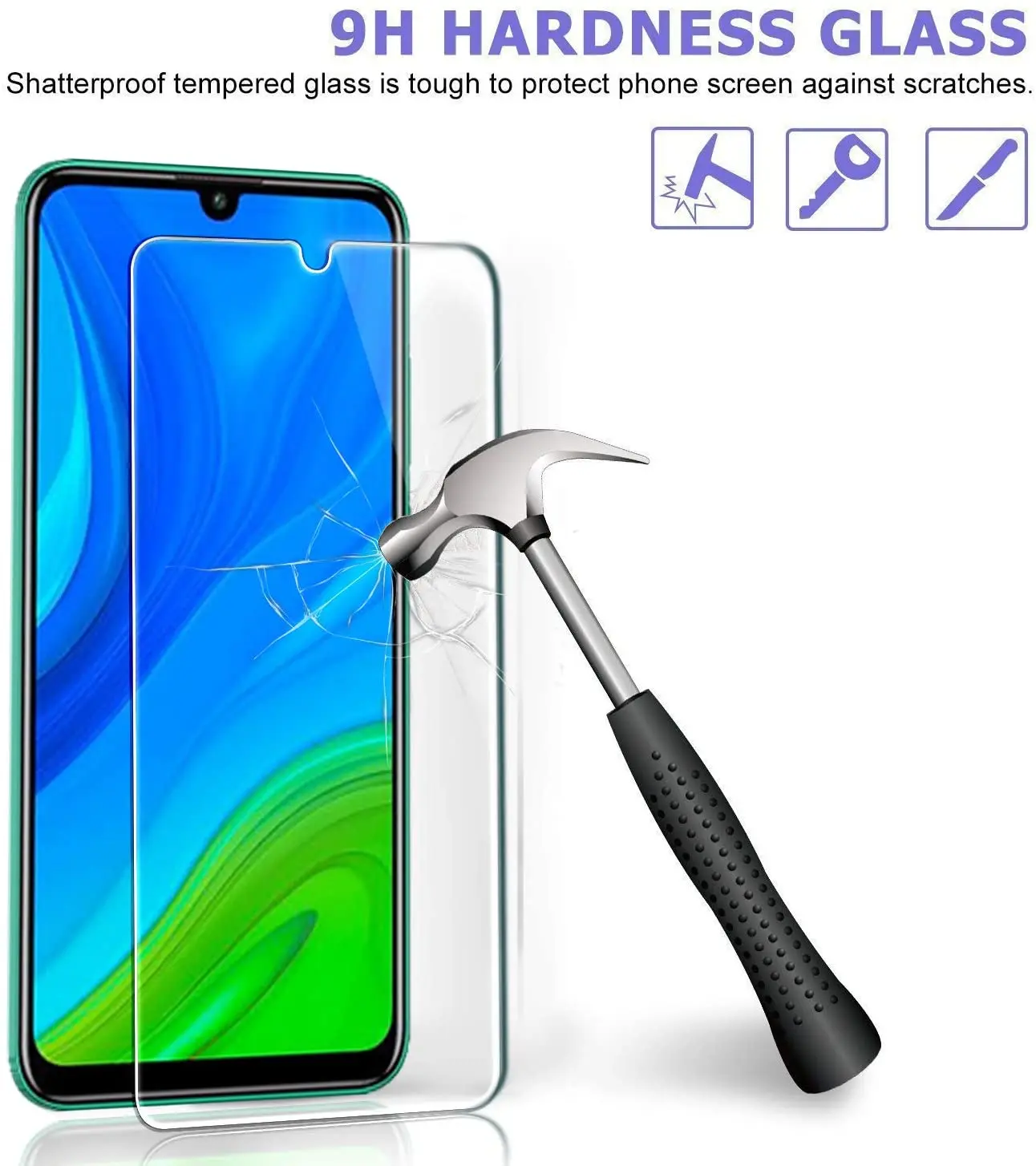 Pellicola Salvaschermo Per Huawei P40 P30 P20 P10 P9 P8 Lite Pro E 2017 2019 Vetro Temperato Per Huawei P Smart Z 2020 2021 Vetro