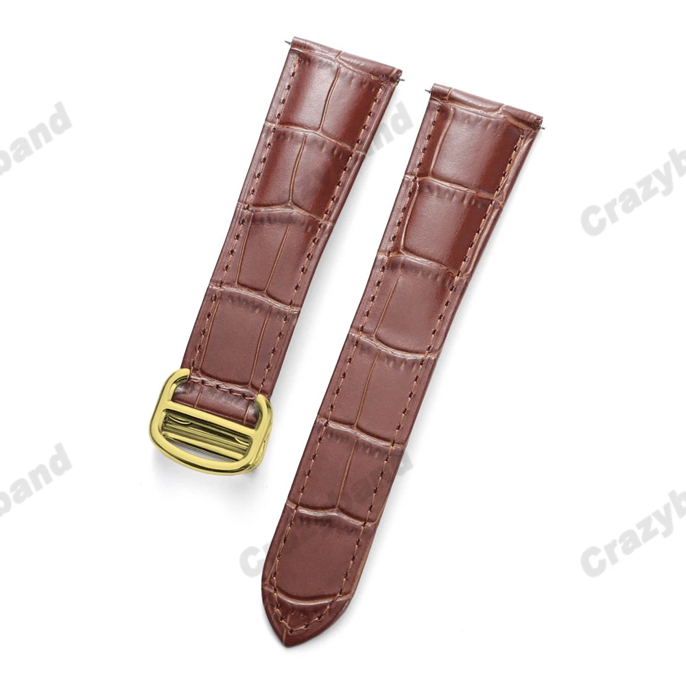 Luxury Genuine Leather Watch Strap - Premium Soft Bracelet for Men’s Wrist - High Quality 18mm, 20mm, 22mm