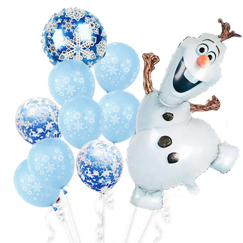 Frozen Helium Folienballons Elsa Eiskönigin Olaf Anna Geburtstag Disney balloon 