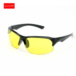 Enhanced Night Vision Anti - Glare Glasses with Yellow Lenses (As show)