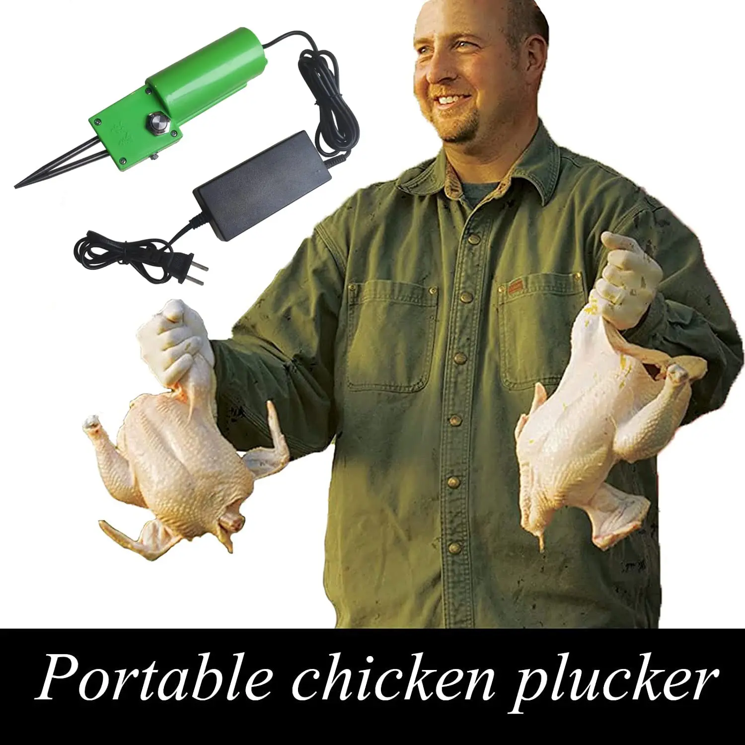 

Electric Poultry Plucker Chicken Duck Goose Short Hair Removal Machine Poultry Feather Remover Epilator Dehairing