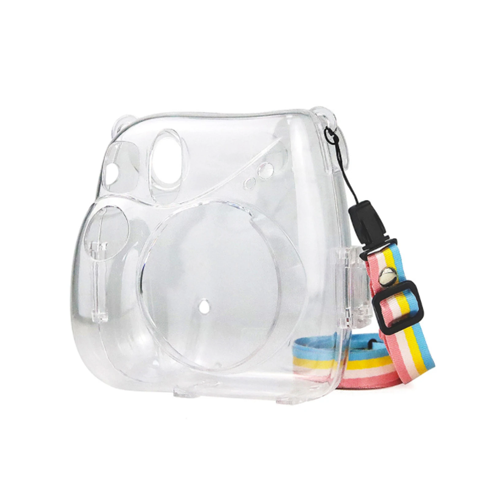 7s 7c Protective Clear Case for Fujifilm Instax Mini 7+ Plus 7s 7c Instant Film Camera Crystal Hard PVC Case Cover Bag