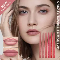 Lipstick Sexy Beauty Lasting Waterproof Pigment Matte Lipstick Pencils Velvet Lip Liner Pencil Outline Lips Contour Line Makeup 2