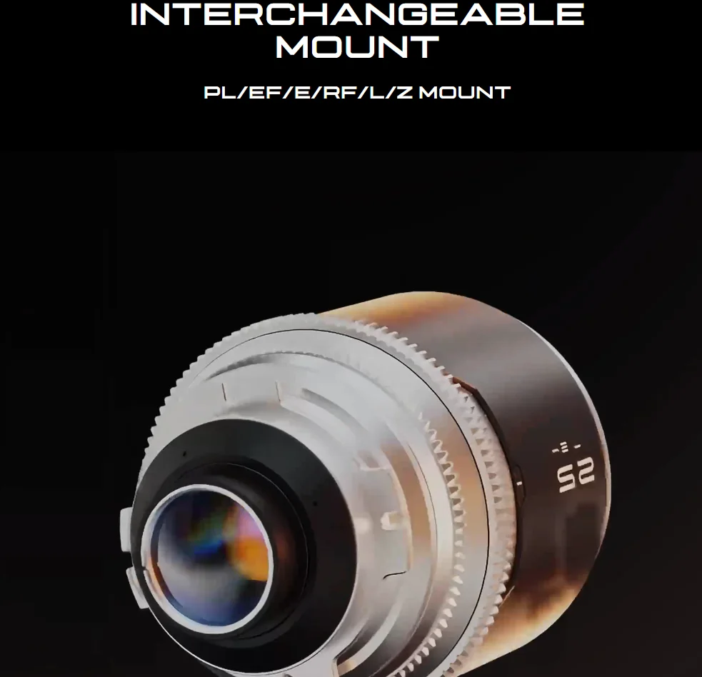 .Great Joy LENS MANTIS 35mm 50mm 75mm T2.0 1.33x Anamorphic Full Frame Lens