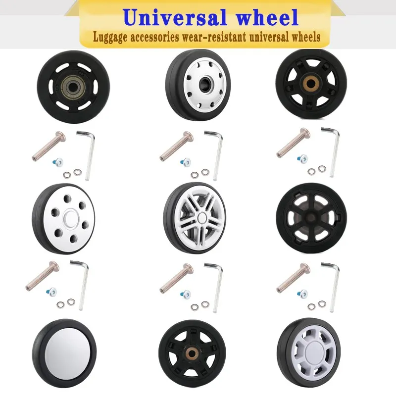 

Universal Suitcase Wheel Trolley Case Wear-resistant Wheel Silent Suitcase Universal Wheel Replacement Repair Accessories Caster