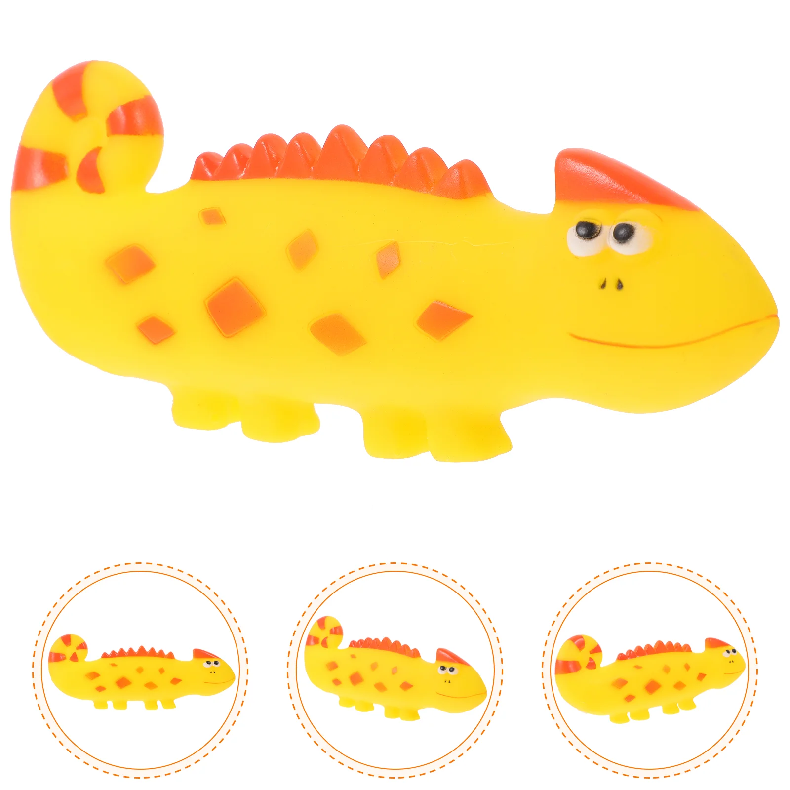 

Interesting Dog Plaything Cartoon Lizard Shape Molar Toy Puppy Squeaky Toy Latex Toy
