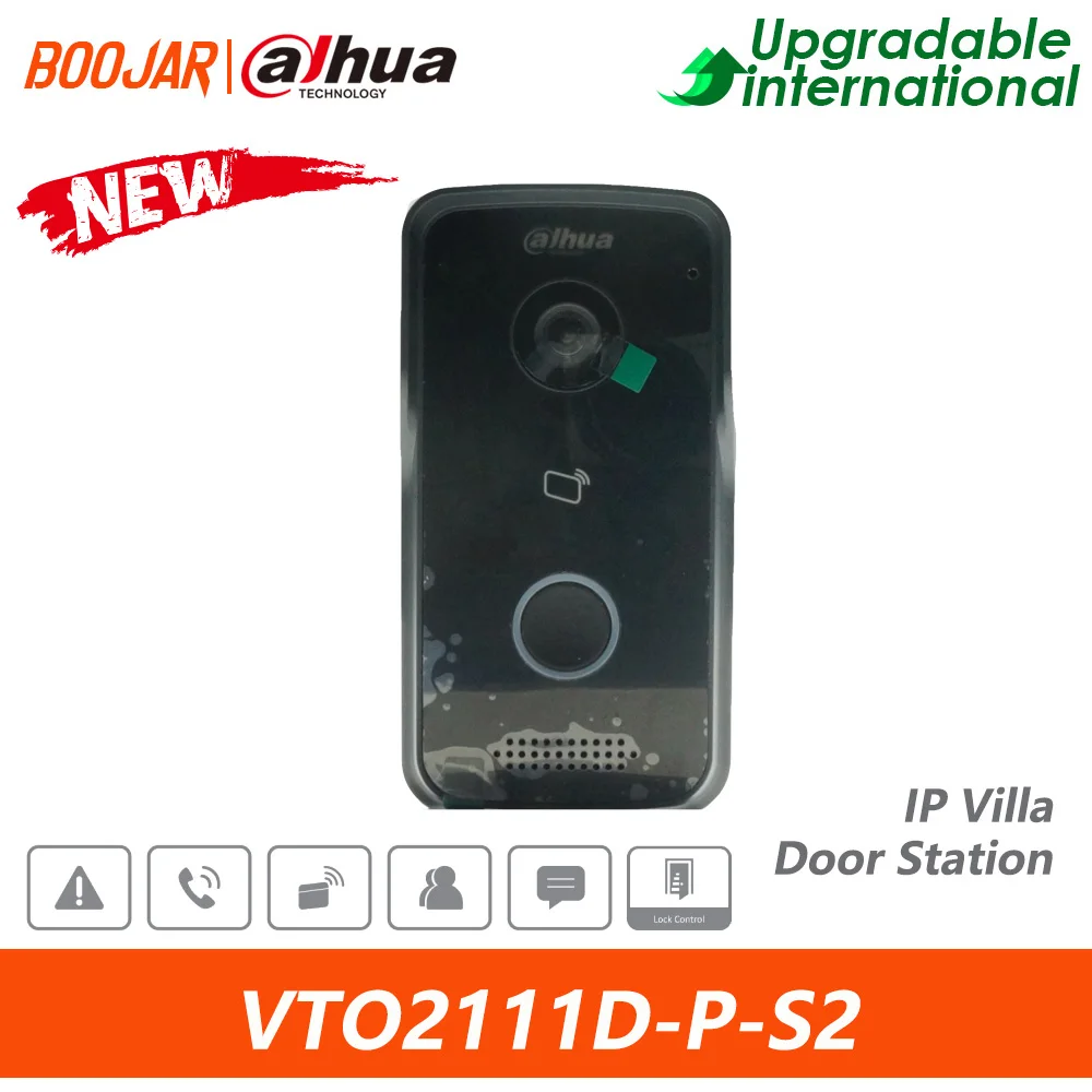 Dahua Original VTO2111D-P-S2 IP Villa Door Station Two-way Audio And Voice Call Through App Supports standard PoE wireless intercom doorbell