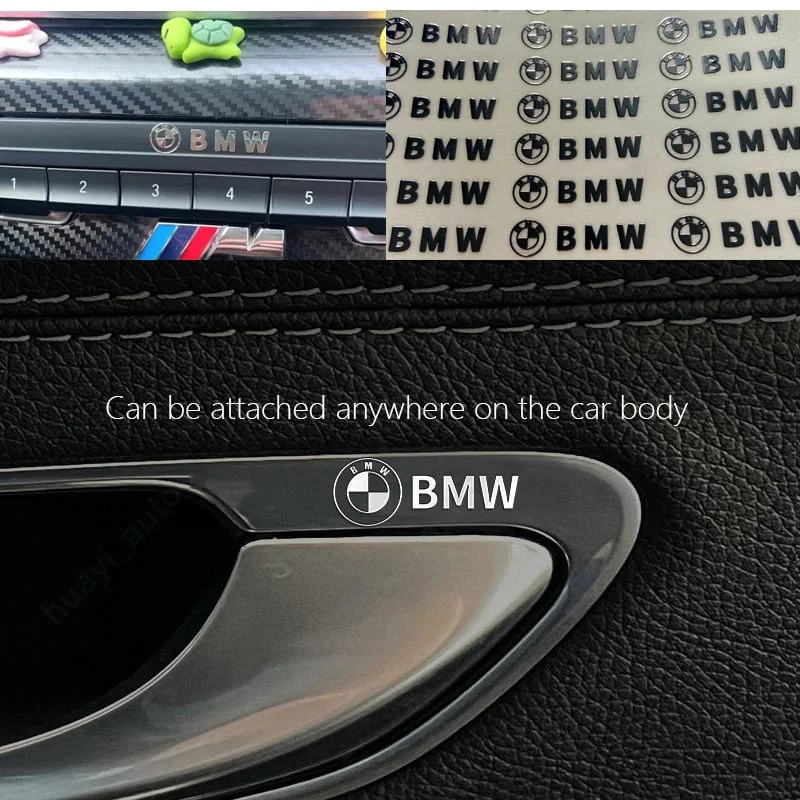 

BMW Logo 3D Exterior Car Interior Decorative Sticker For E36 E39 E46 E90 E60 F10 F30 F20 G20 G30 E53 F48 F15 F25 G01 G02 G05