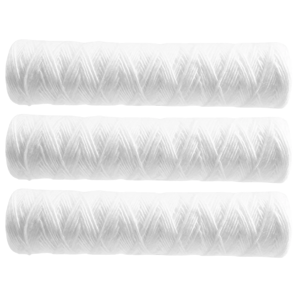 Water Purifier 10 Inch String Wound Filter 5 Micrometre PP Cotton Filter Sediment 3Pcs