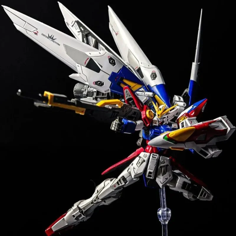 RG 1/144 Transformierbarer Wing Zero Gunpla Bausatz Mobile Suit Actionfigur mit Leuchteffekt im Dunkeln, Spielzeug für Jungen, Geschenk